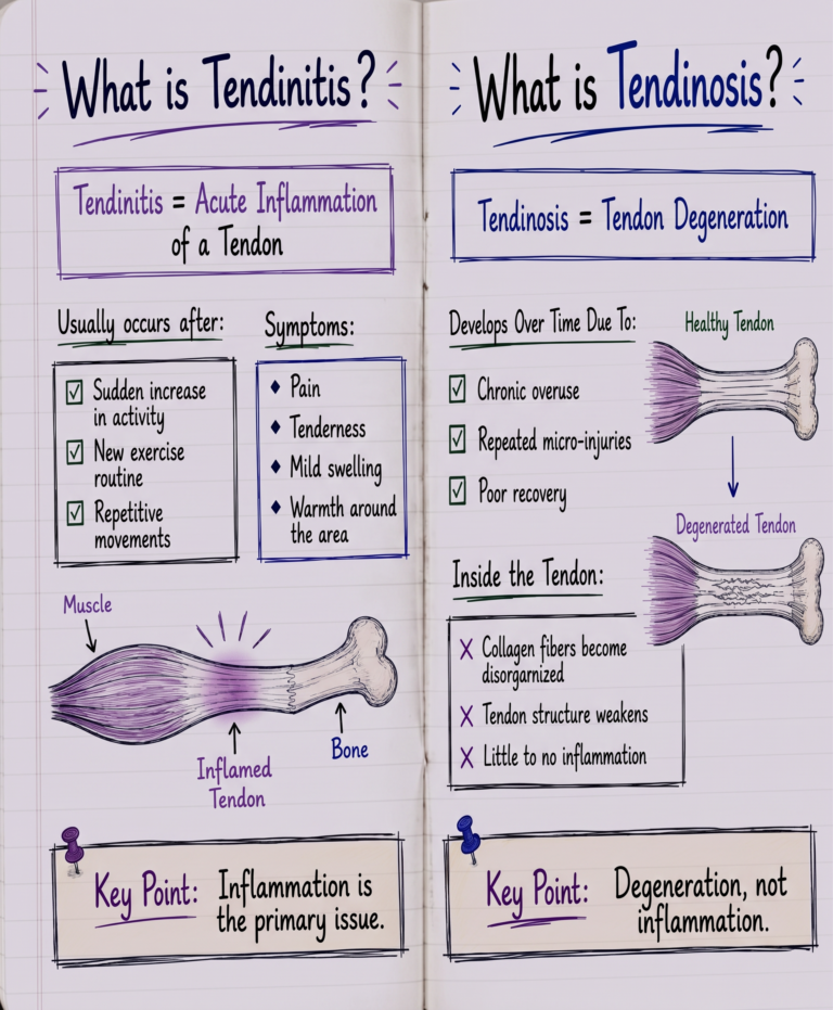 Tendonitis vs. Tendinosis: What’s the Difference?